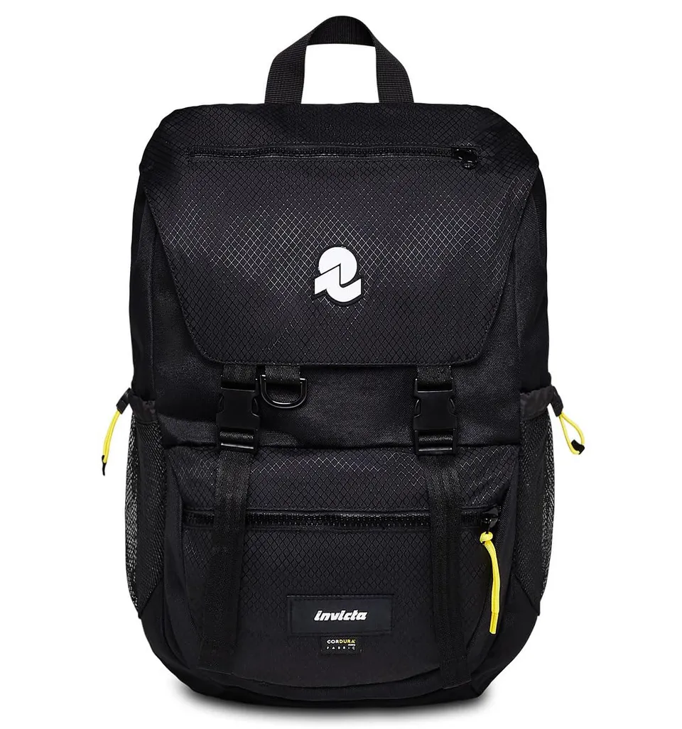 invicta-zaino-jolly-x-cordura-nero-compatto-con-tasca-pc-e-porta-borraccia-scuol image 1