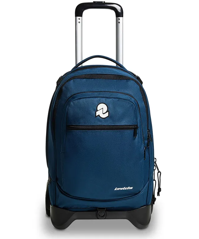 invicta-new-plug-trolley-scuola-3-in-1-sganciabile-blu-37l-zaino-carrello-unisex image 1