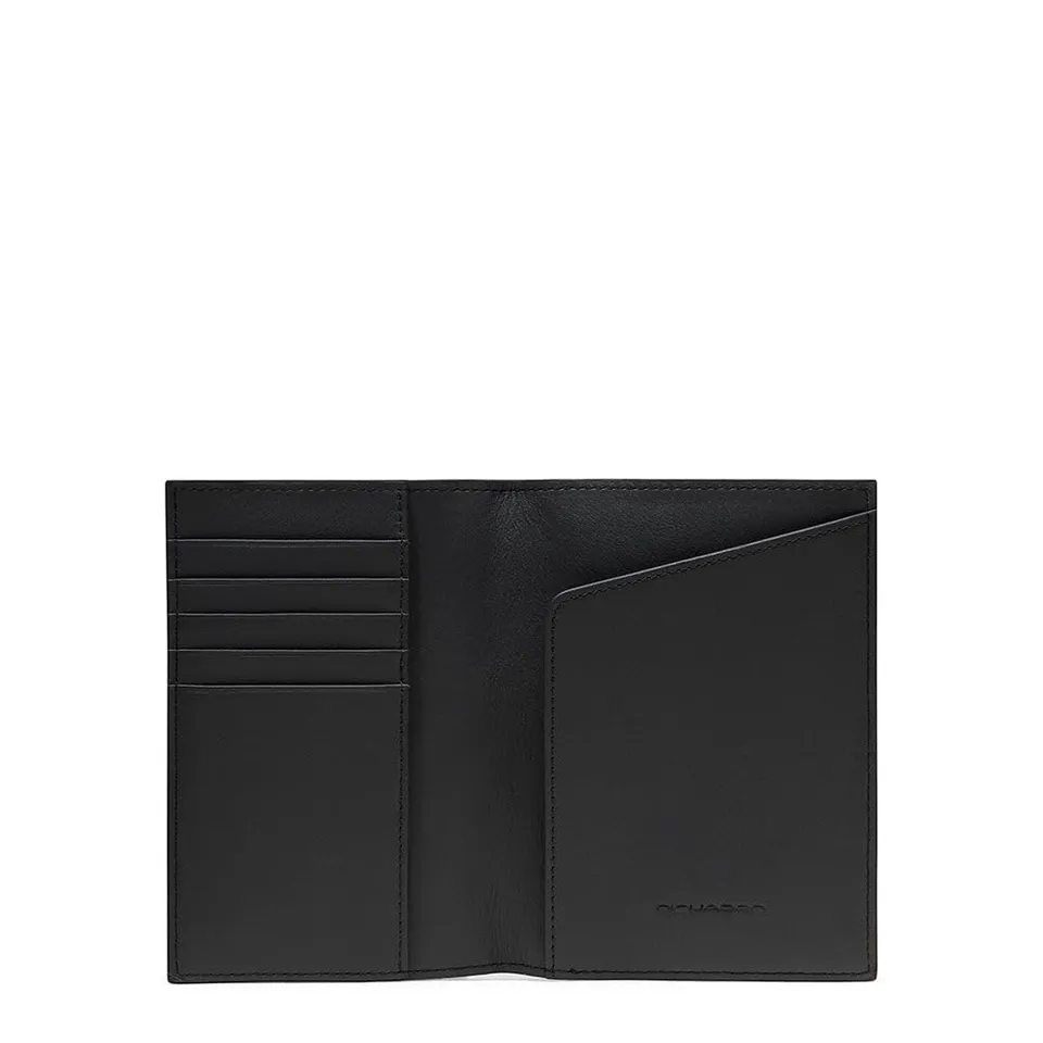piquadro-porta-passaporto-in-pelle-unisex-nero image 1
