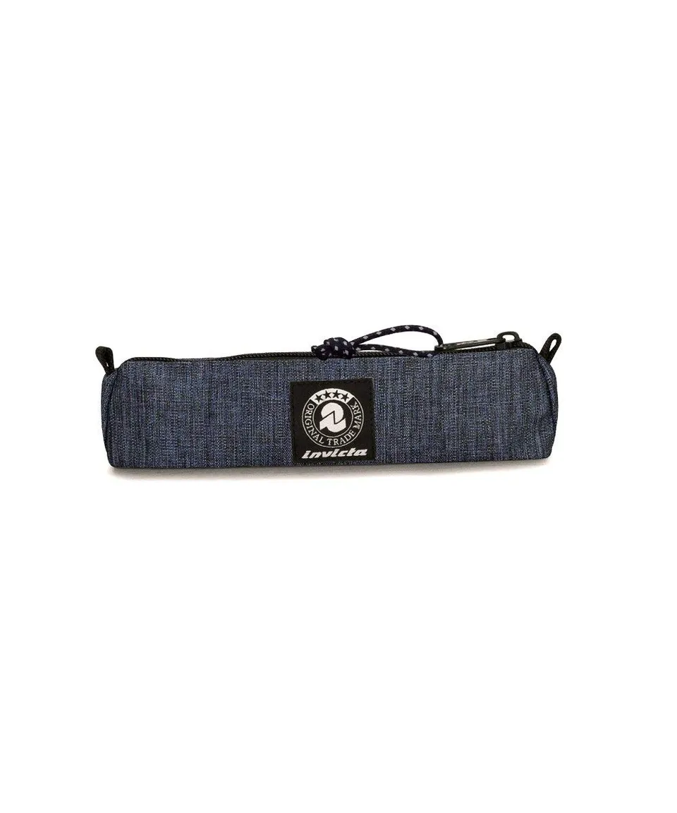 portapenne-invicta-loop-denim-2tone-20-5x4-5x4-5-cm image 1