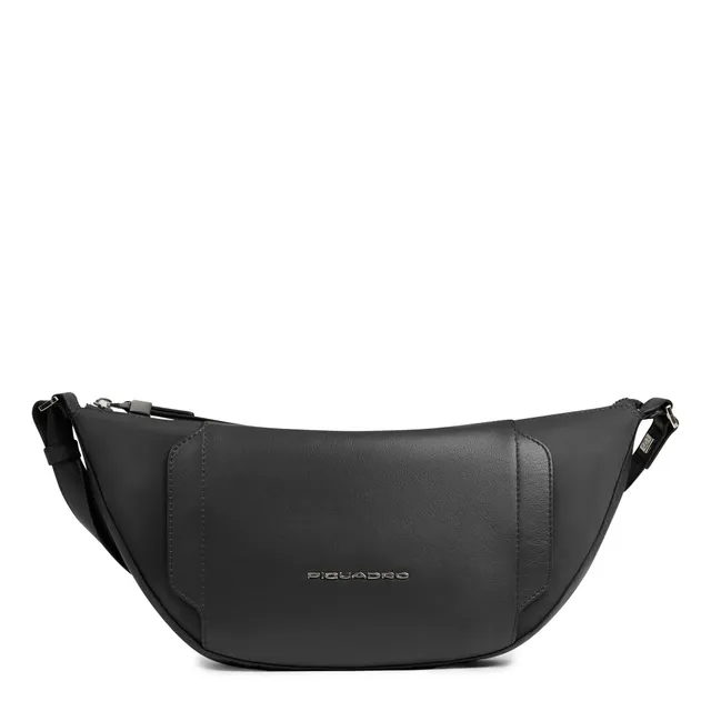 piquadro-marsupio-donna-in-tessuto-riciclato-e-pelle-con-protezione-rfid image 1