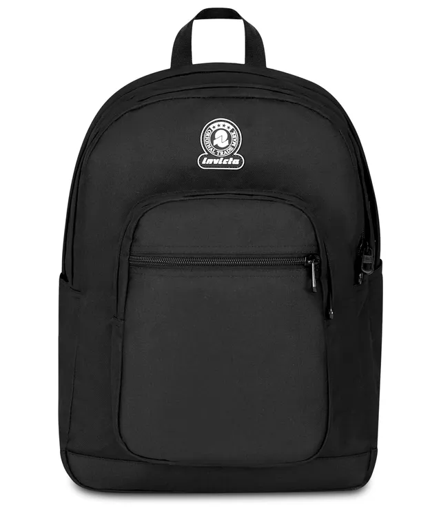 invicta-zaino-dial-solid-nero-con-tasca-porta-pc-e-porta-borraccia-capienza-34l- image 1