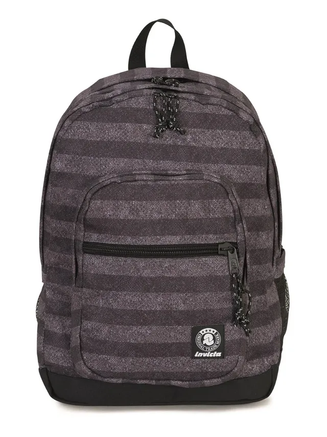 invicta-jelek-zaino-38l-righe-grigio-con-tasca-pc image 1