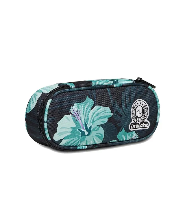 invicta-portapenne-scuola-round-plus-hibiscus-bustina-ovale-mono-scomparto-con-e image 1