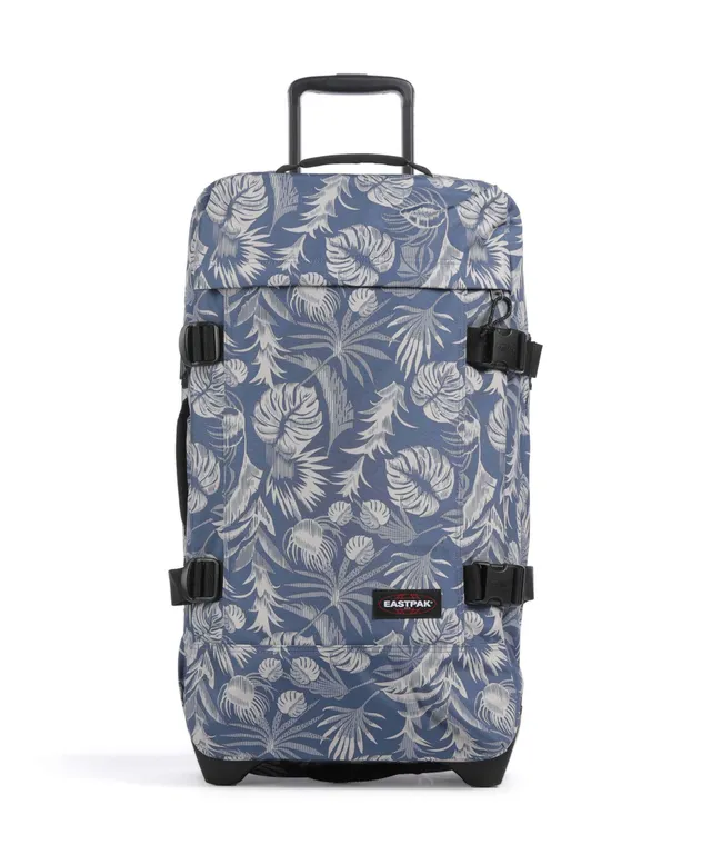 eastpak-tranverz-m-valigia-media-da-78l-brize-blue-beige-4-ruote-doppio-scompart image 1