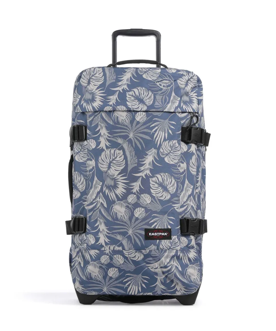 eastpak-tranverz-m-valigia-media-da-78l-brize-blue-beige-4-ruote-doppio-scompart image 1