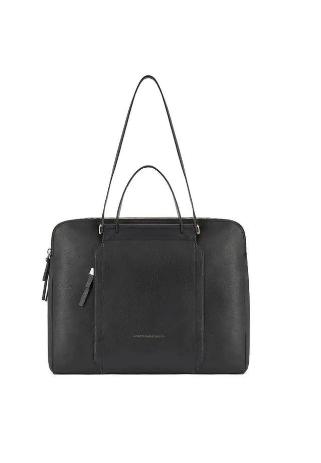 piquadro-cartella-in-pelle-uso-professionale-donna-nero image 1