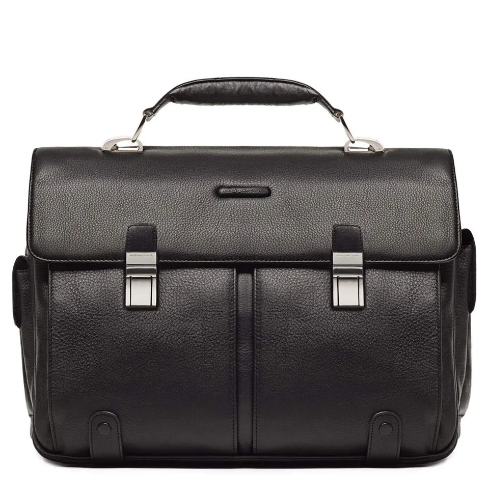 piquadro-cartella-da-lavoro-porta-pc-15-6-in-pelle-elegante-e-professionale image 1