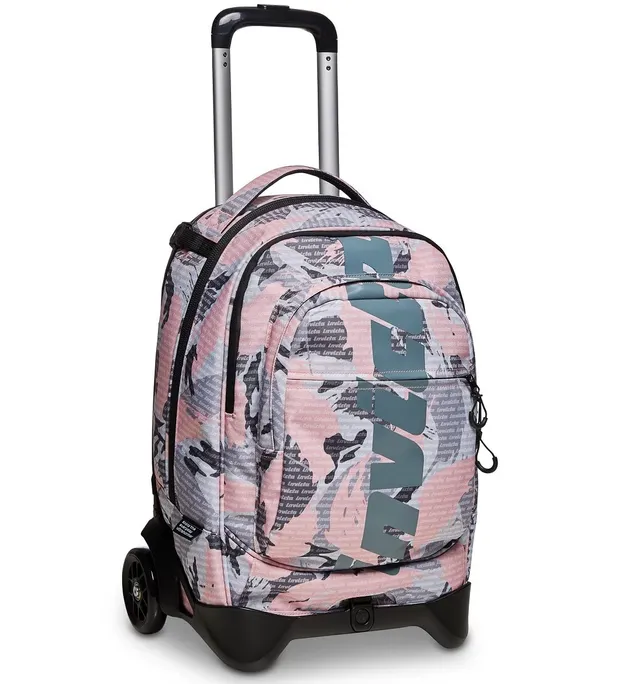 invicta-trolley-scuola-new-plug-con-zaino-sganciabile-37l-rosa image 1