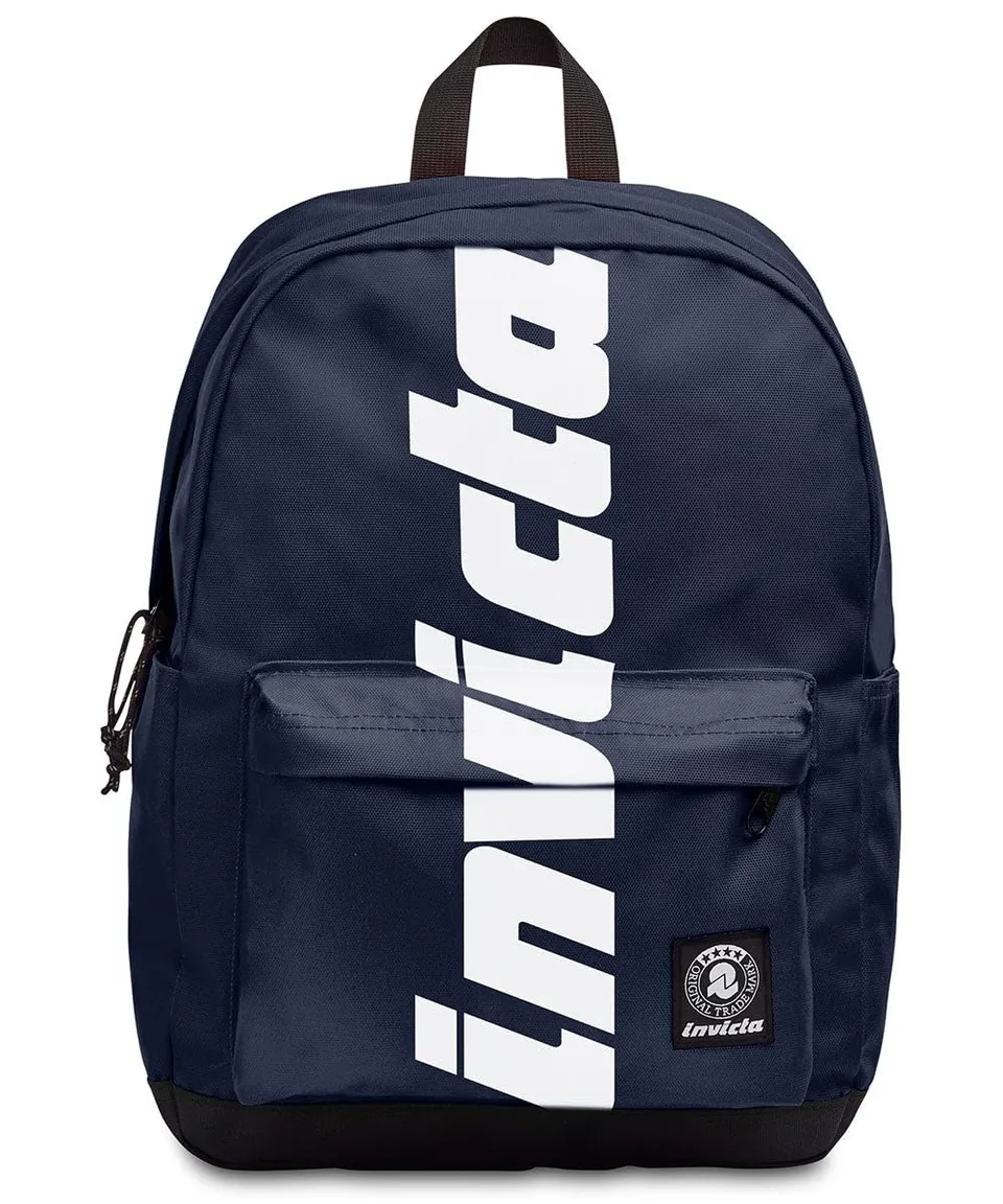invicta-zaino-carlson-plain-logo-27-lt-con-tasca-porta-pc-nero image 1