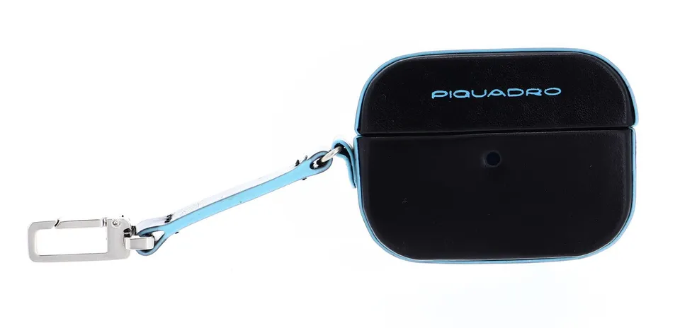 piquadro-custodia-per-auricolari-in-pelle-blu-square-design-iconico-protezione-c image 1