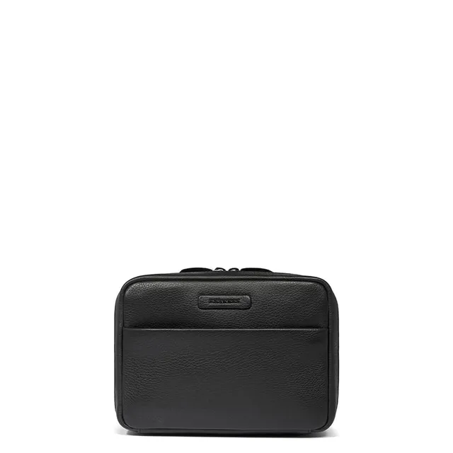 piquadro-pochette-porta-cavi-da-viaggio-in-pelle-modus-nero image 1