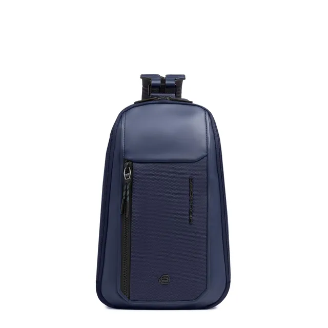 piquadro-zaino-monospalla-in-tessuto-riciclato-per-uomo-con-porta-ipad-e-protezi image 1