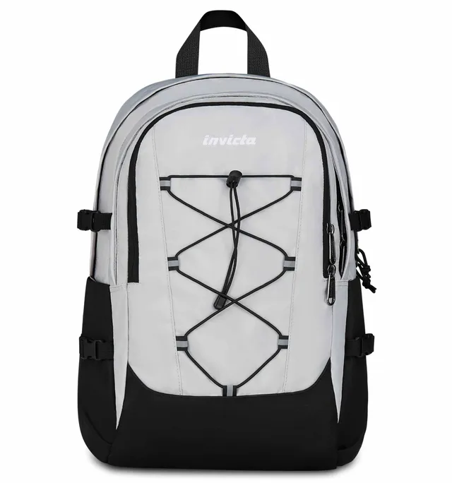 invicta-zaino-scuola-invict-act-plus-grigio-29l image 1
