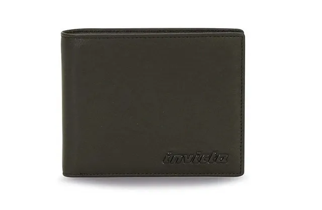 invicta-portafoglio-in-vera-pelle-nero-con-porta-tessere image 1