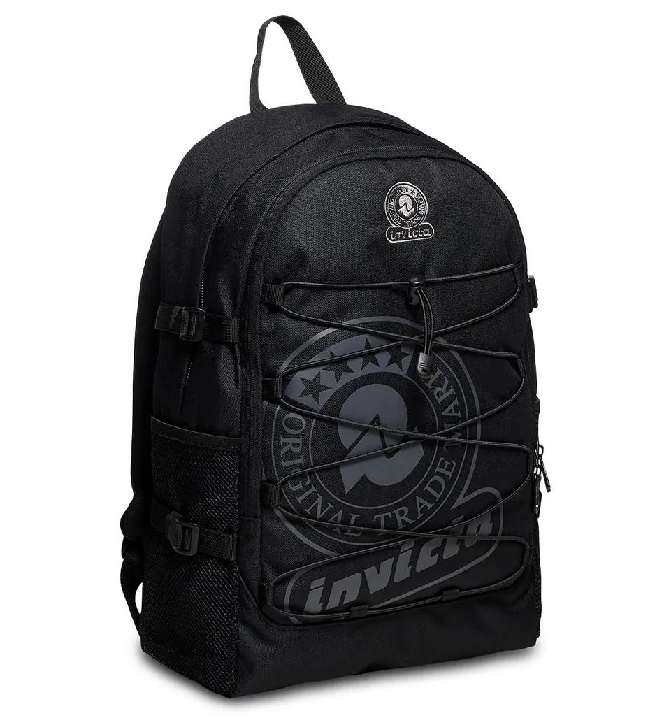 invicta-zaino-active-mono-scomparto-nero-26-lt-con-tasca-porta-pc image 1