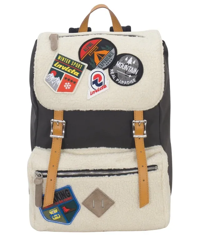 invicta-my-jolly-bicolor-zaino-in-pelle-porta-pc-18l-edizione-speciale-con-patch image 1