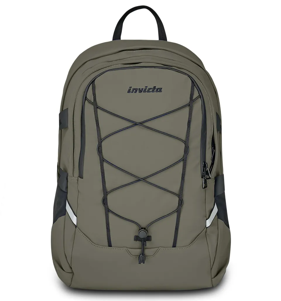 invicta-act-plus-zaino-lavoro-grigio-29l-con-tasca-pc-14-e-fondo-rinforzato image 1