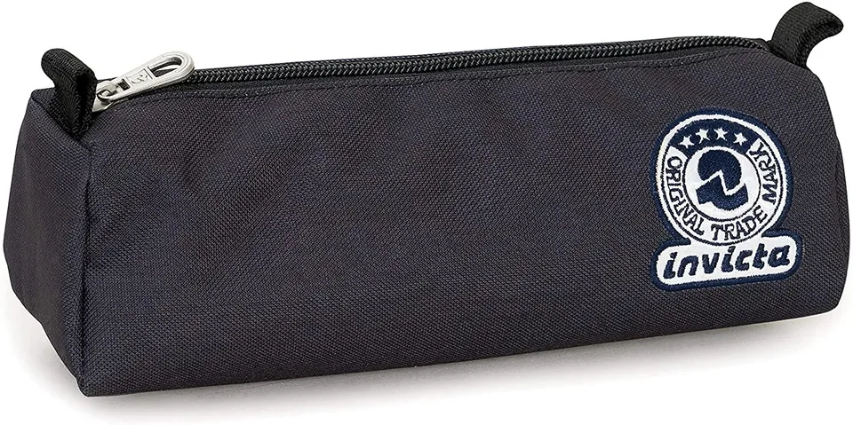 invicta-portapenne-benin-eco-nero-zip-patch-rifrangente-per-scuola image 1