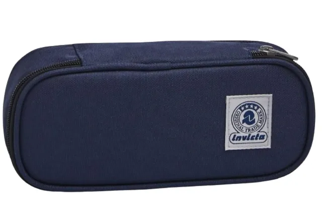 invicta-portapenne-round-plu-benin-blu-mono-scomparto-con-organizer image 1