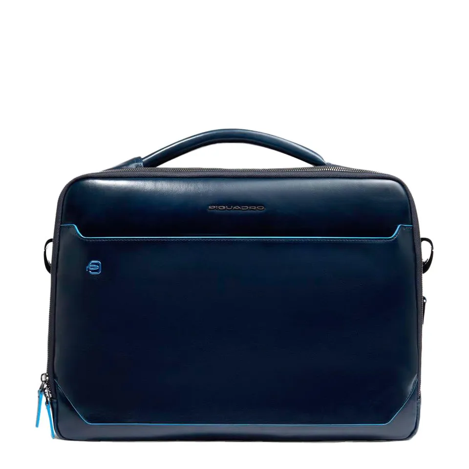 piquadro-blue-square-borsa-porta-pc-15-6-in-pelle-unisex-con-aggancio-per-trolle image 1