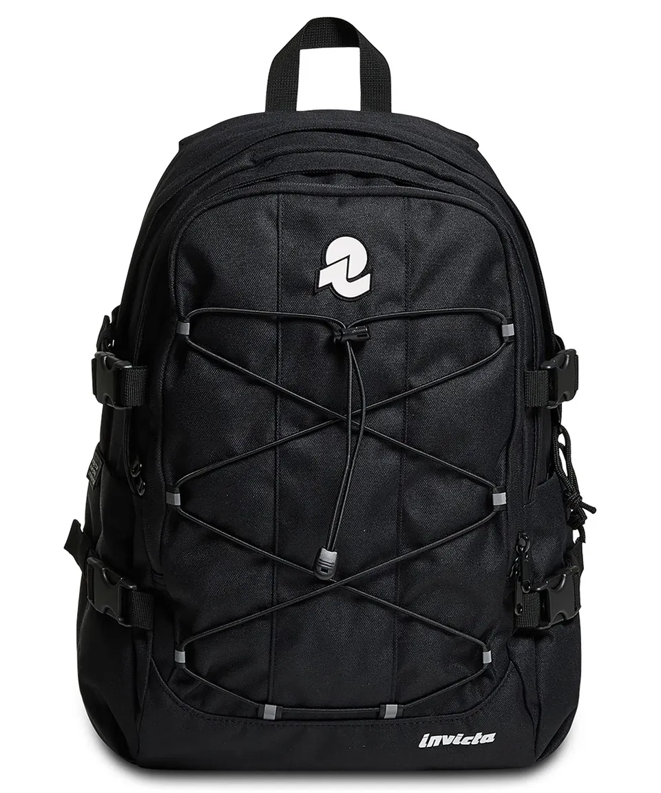 invicta-zaino-invict-act-plus-30l-in-poliestere-riciclato-con-tasca-laptop-nero image 1