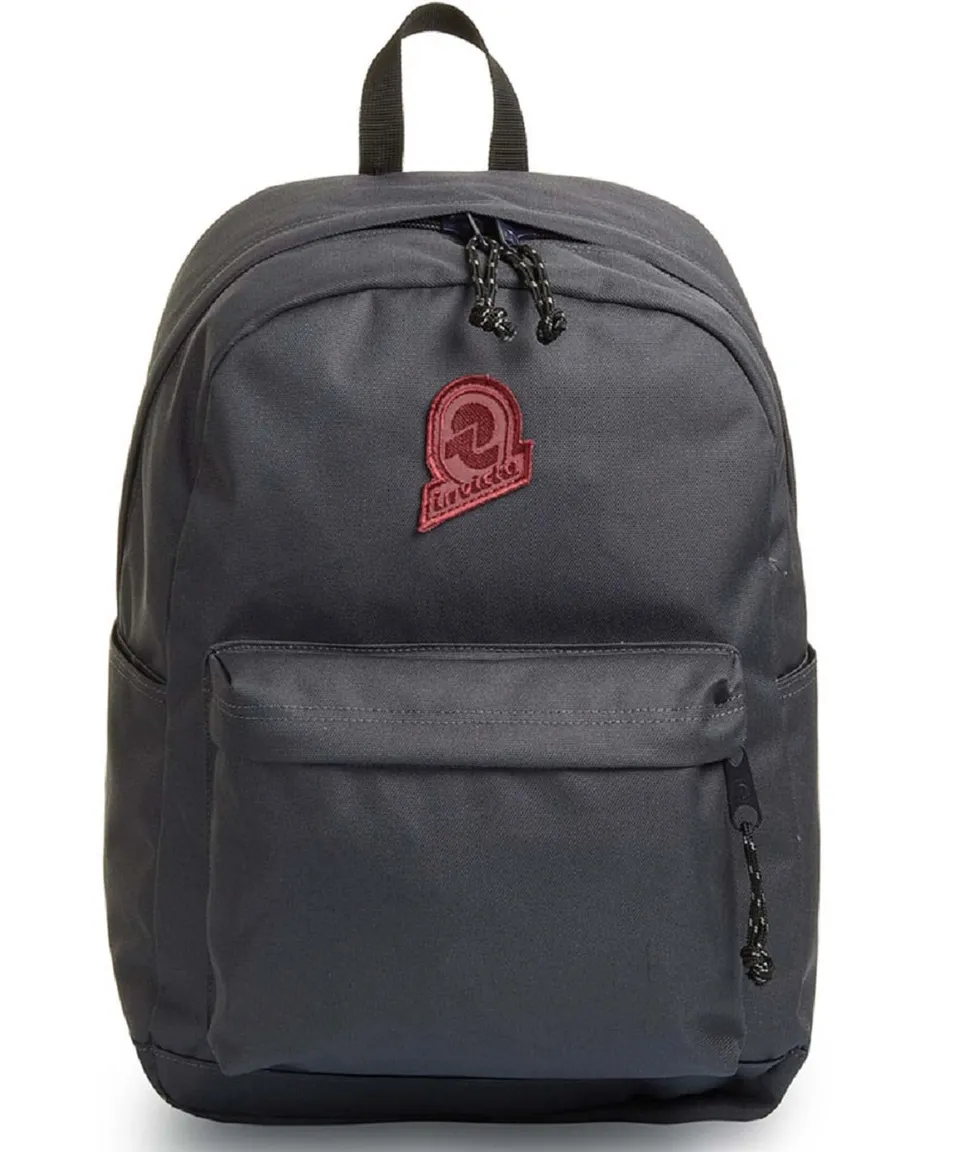 invicta-carlson-solid-zaino-grigio-27-litri-con-tasca-porta-pc image 1
