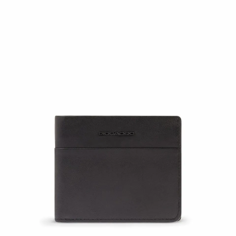 piquadro-portafoglio-uomo-con-porta-documenti-in-pelle-nero image 1