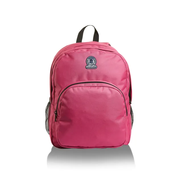 invicta-zaino-benin-m-doppio-scomparto-tasca-porta-pc-rosa-per-scuola-e-tempo-li image 1