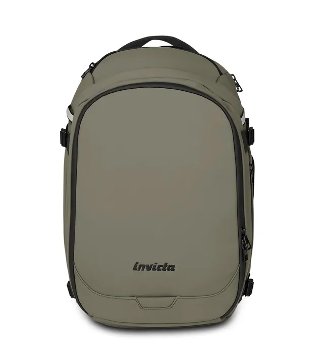 invicta-zaino-viaggio-campus-s-grigio-23-5-l-bagaglio-a-mano-con-tasca-pc-15-6 image 1