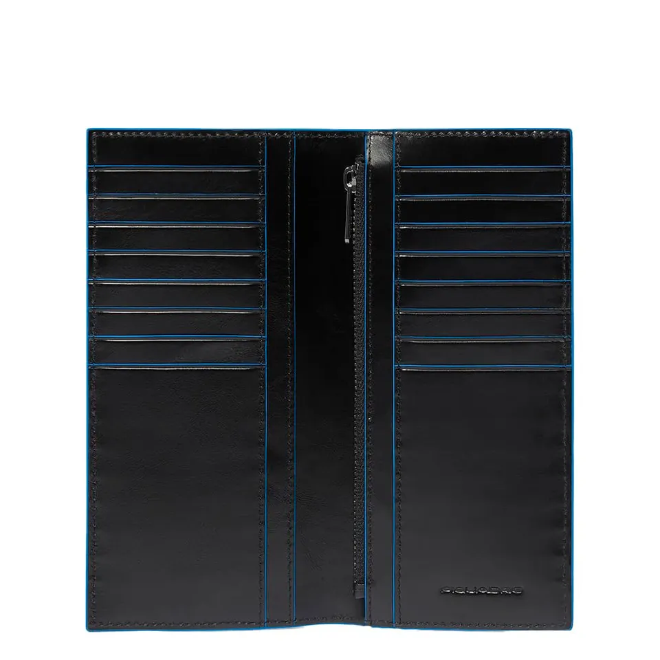 piquadro-portafoglio-verticale-grande-in-pelle-nero-uomo image 1
