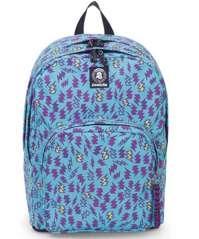 invicta-seven-format-zaino-38l-azzurro-viola-con-tasca-porta-pc-imbottita-scuola image 1