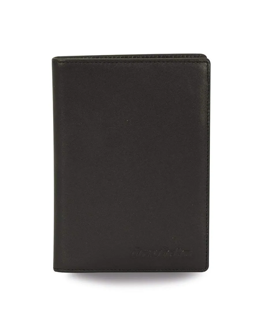 invicta-porta-passaporto-in-vera-pelle-nero-viaggio-e-organizzazione image 1