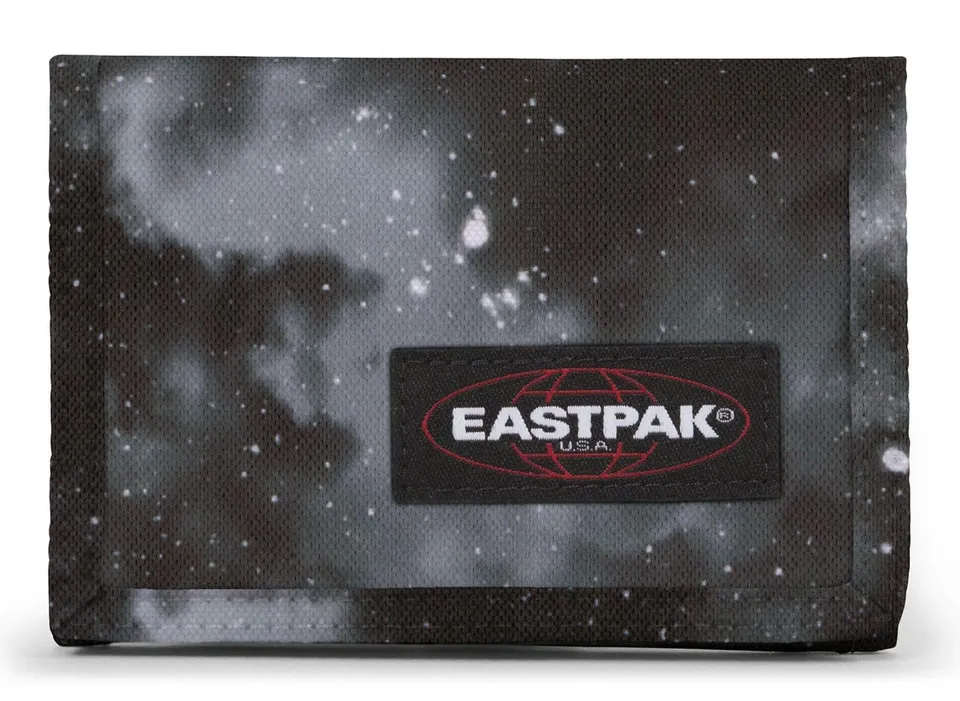 eastpak-crew-single-clouds-black-portafoglio-compatto-con-portachiavi-e-slot-per image 1