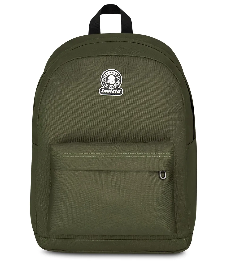 invicta-zaino-monoscomparto-ollie-solid-verde-25-l-tasca-pc-14 image 1