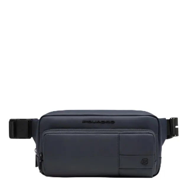 piquadro-marsupio-uomo-in-tessuto-gommato-resistente-all-acqua-con-protezione-rf image 1