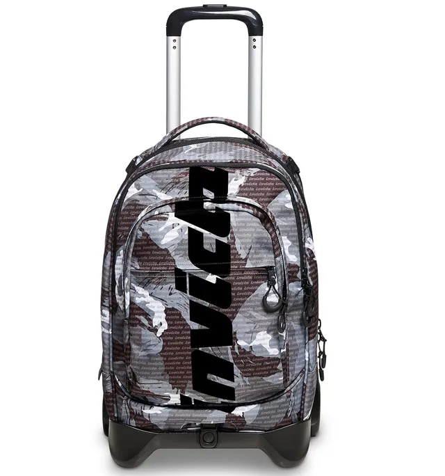 invicta-new-plug-fantasy-trolley-scuola-sganciabile-3-in-1-bianco-nero image 1