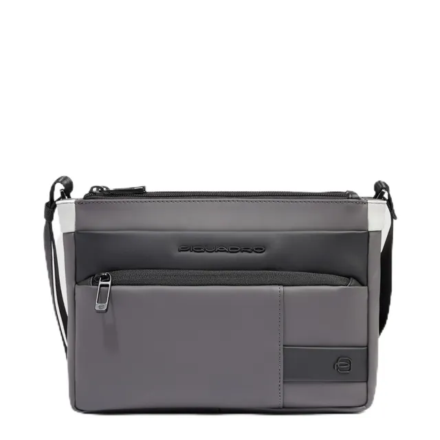 piquadro-borsa-uomo-a-tracolla-in-tessuto-gommato-resistente-all-acqua-porta-ipa image 1