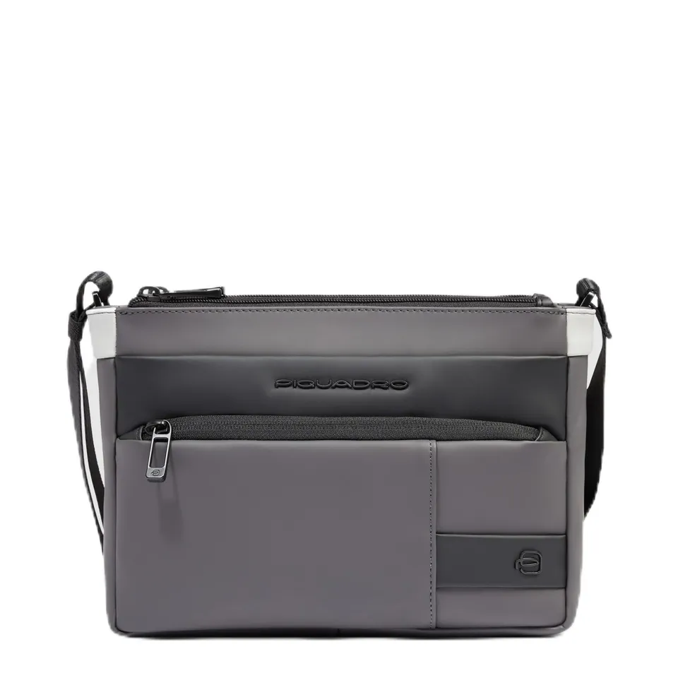 piquadro-borsa-uomo-a-tracolla-in-tessuto-gommato-resistente-all-acqua-porta-ipa image 1