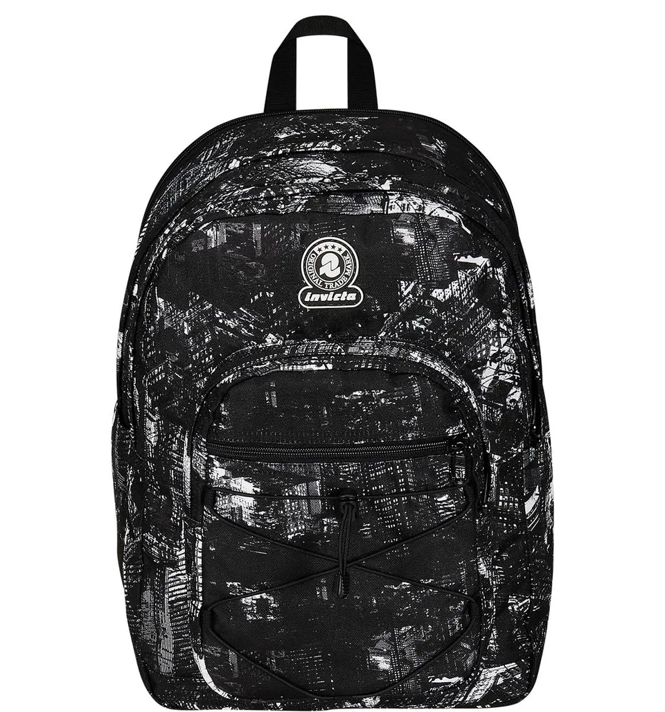 invicta-zaino-scuola-dial-full-space-fantasy-nero-41-45-litri-doppio-scomparto-c image 1