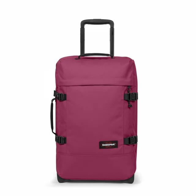 eastpak-tranverz-s-trolley-cabina-42l-wine-burgundy-con-doppio-scomparto-tsa-loc image 1
