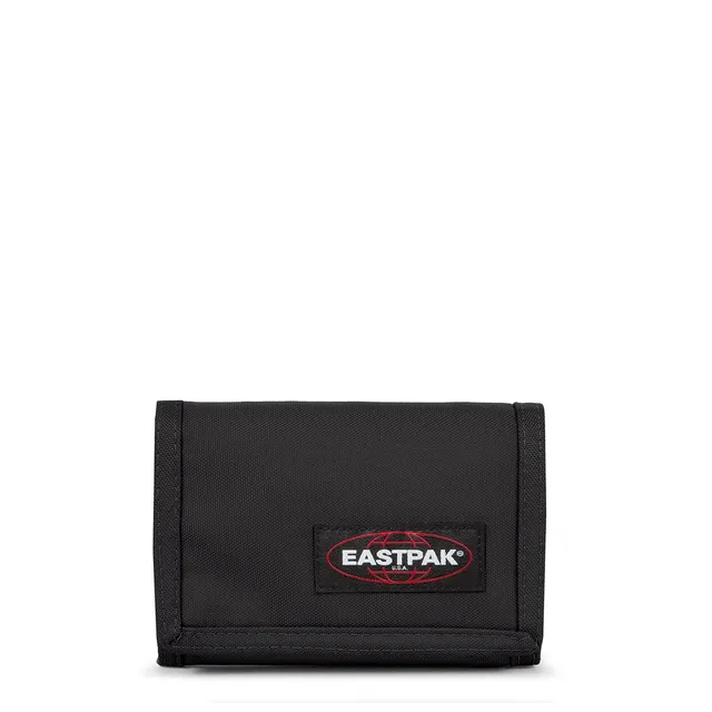 eastpak-portafoglio-e-portachiavi-crew-single-adulto-colore-black-3-ante-con-str image 1