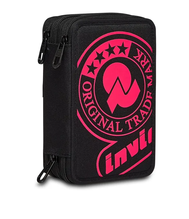 invicta-astuccio-3-scomparti-logo-grs-rosa-per-bambine-e-ragazze image 1