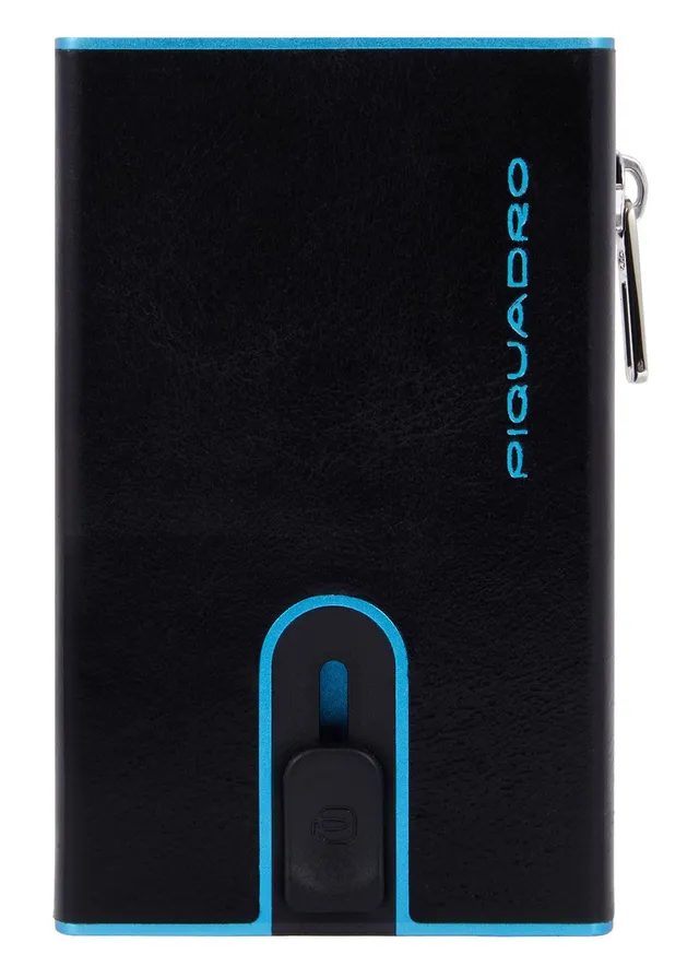 piquadro-blue-square-portafoglio-compatto-uomo-automatico-con-protezione-rfid image 1