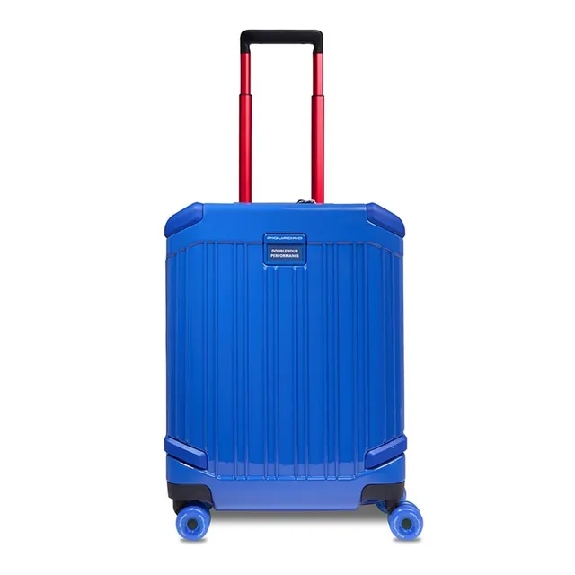 piquadro-trolley-cabina-slim-4-ruote-in-policarbonato-bianco-uomo image 1
