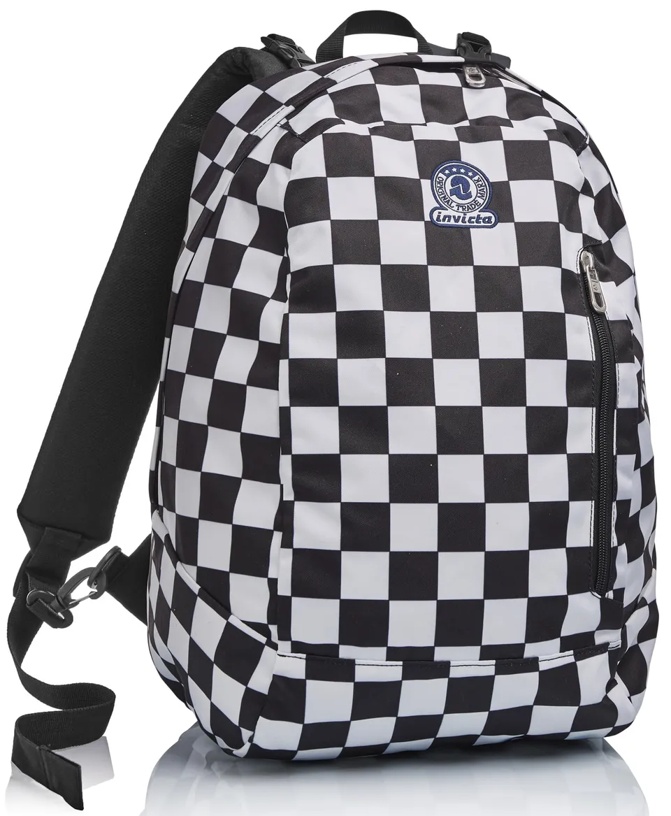 invicta-twist-eco-zaino-reversibile-2-in-1-27l-nero-fantasia-per-scuola-e-tempo- image 1