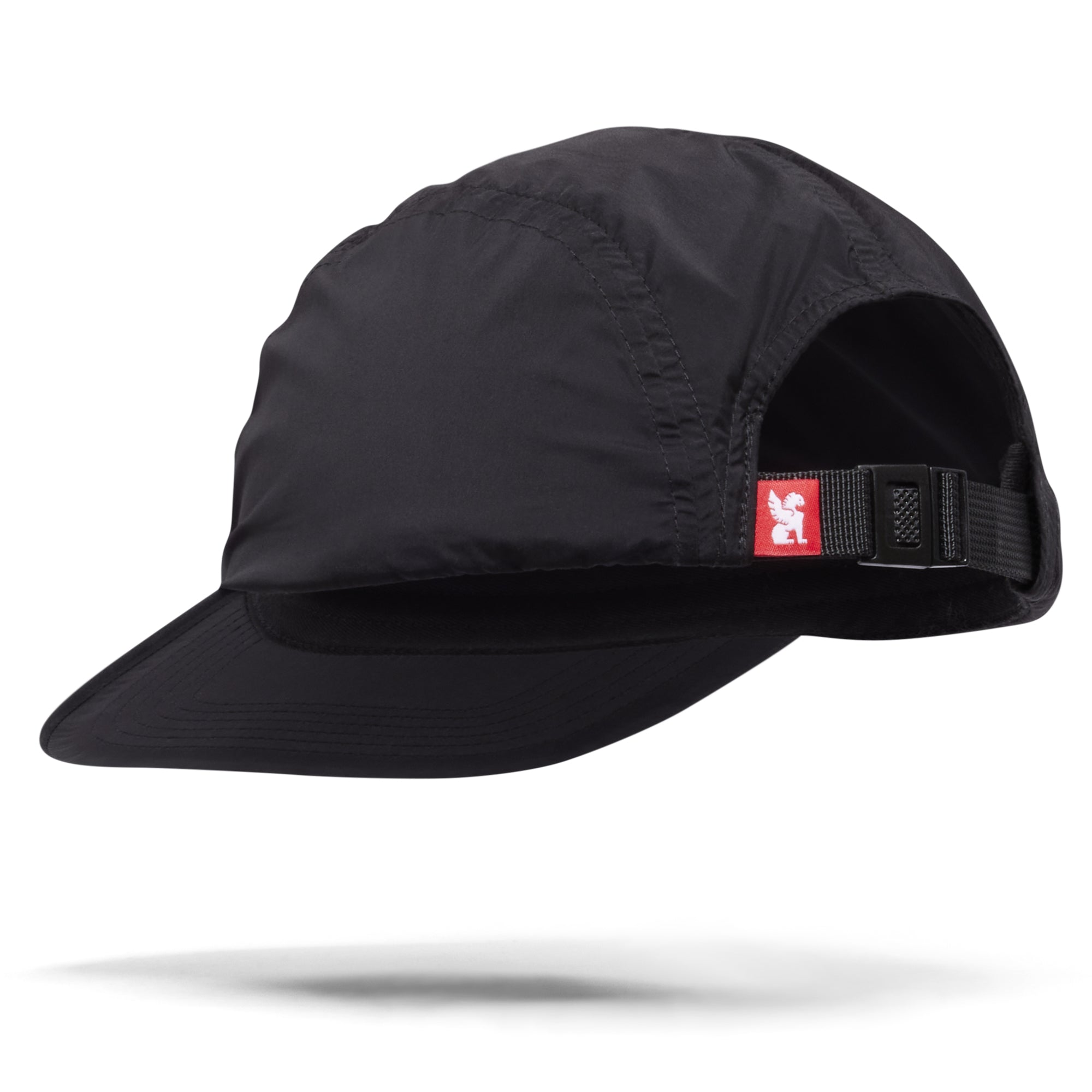 chrome-industries-5-panel-hat-cappello-leggero-a-5-teli-riflettente-o-nero image 6