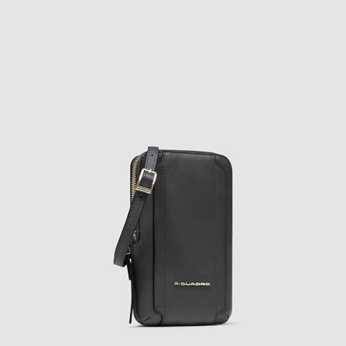 piquadro-porta-telefono-collo-in-pelle-rfid-circle-donna-nero image 7