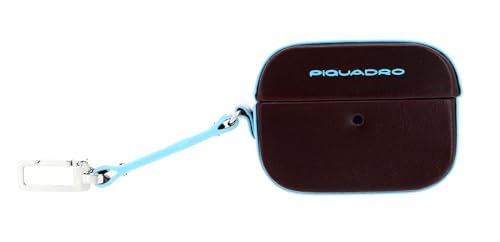 piquadro-blue-square-custodia-per-auricolari-in-pelle-mogano-con-moschettone image 5