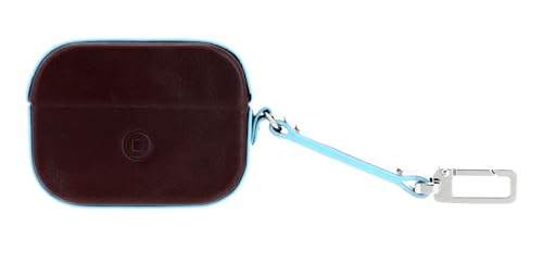 piquadro-blue-square-custodia-per-auricolari-in-pelle-mogano-con-moschettone image 7